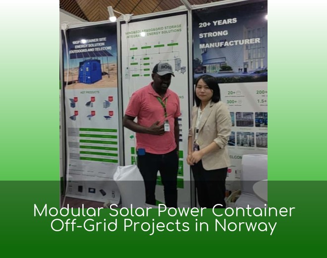 Modular Solar Power Container Off-Grid Projects in Norway
